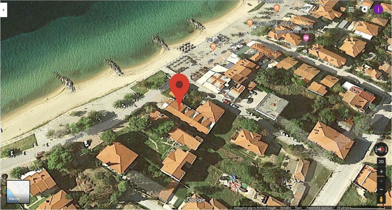 Cute Maisonette No2 On Coastal Sidewalk นิกิติ ภายนอก รูปภาพ